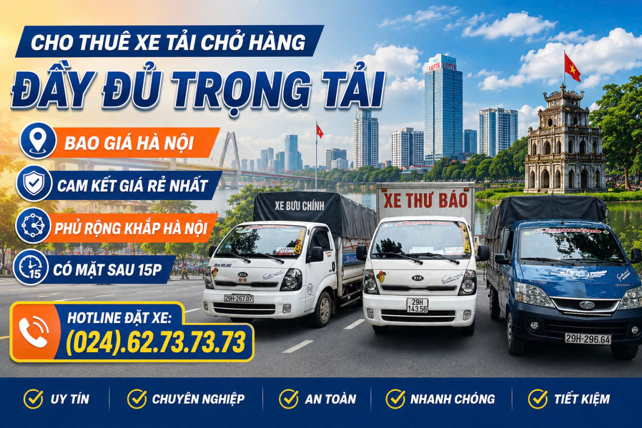 THUÊ XE TẢI - TAXI TẢI HÀ NỘI
